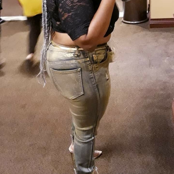 Gold Jeans - Picture 4 of 4